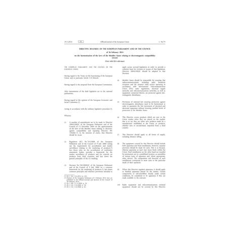 EEC 2014/30/EU