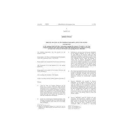 EEC 2013/35/EU