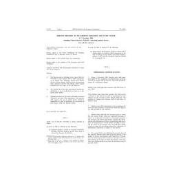 EEC 2001/104/EC