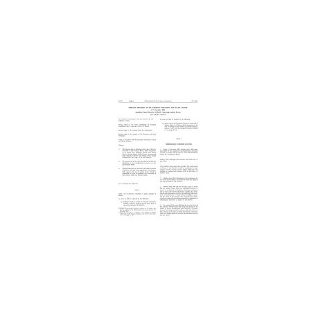 EEC 2001/104/EC