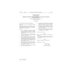 EEC 2001/397/EC