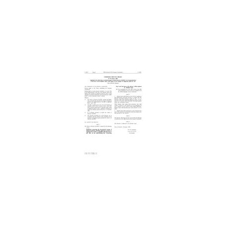 EEC 2001/6/EC