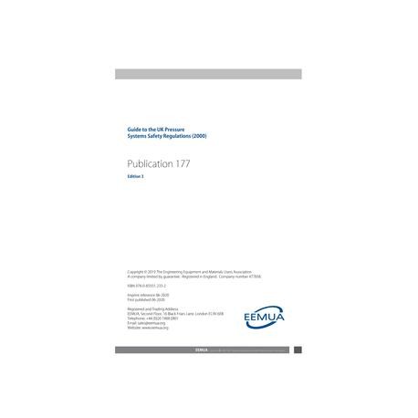 EEMUA Publication 177