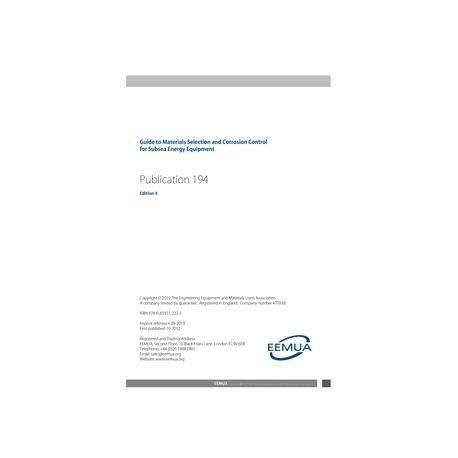 EEMUA Publication 194