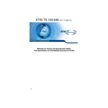 ETSI TS 103 646