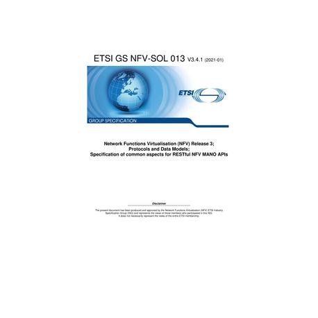 ETSI GS NFV-SOL 013