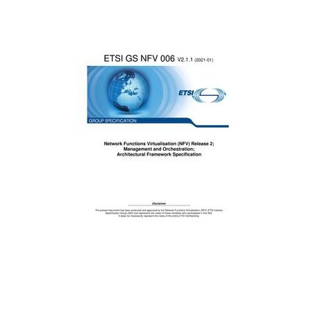 ETSI GS NFV 006