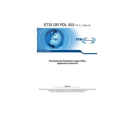 ETSI GR PDL 003