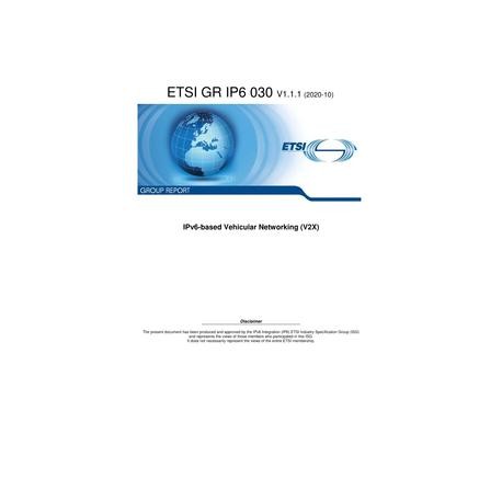 ETSI GR IP6 030