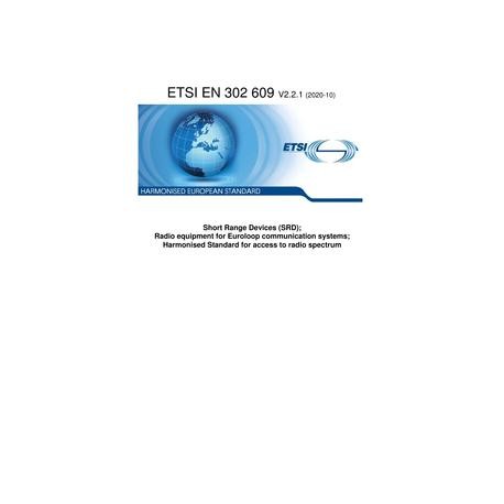ETSI EN 302 609