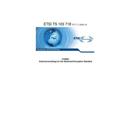 ETSI TS 103 718