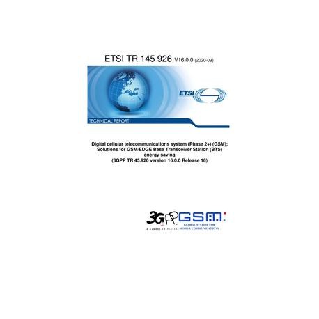 ETSI TR 145 926