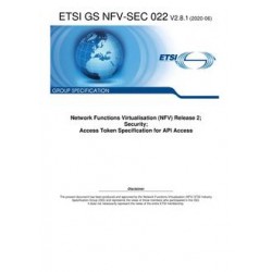 ETSI GS NFV-SEC 022