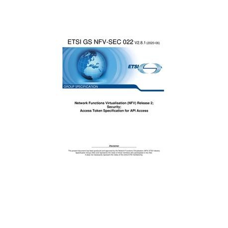 ETSI GS NFV-SEC 022