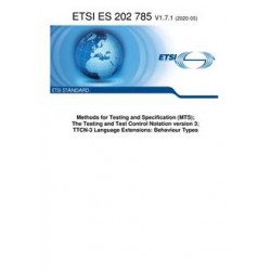 ETSI ES 202 785