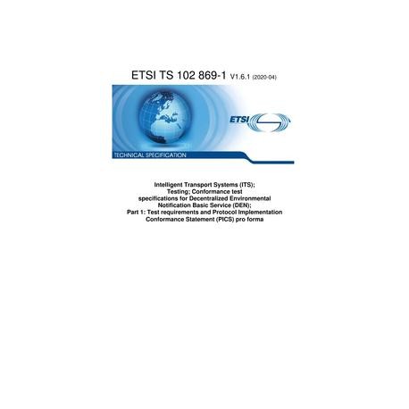 ETSI TS 102 869-1