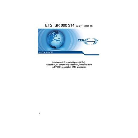 ETSI SR 000 314