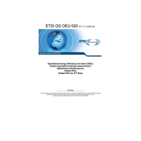 ETSI GS OEU 020