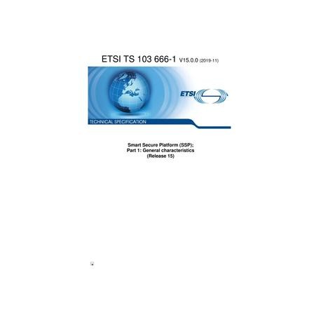 ETSI TS 103 666-1