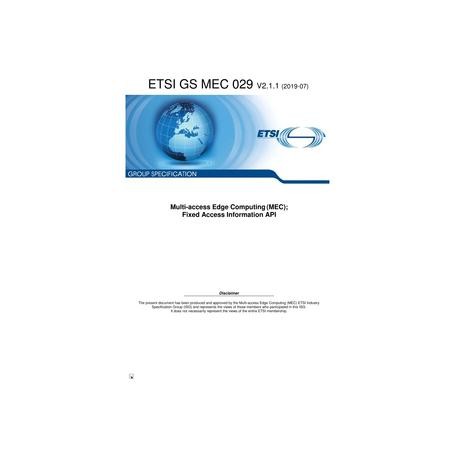 ETSI GS MEC 029