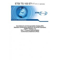 ETSI TS 103 571-1