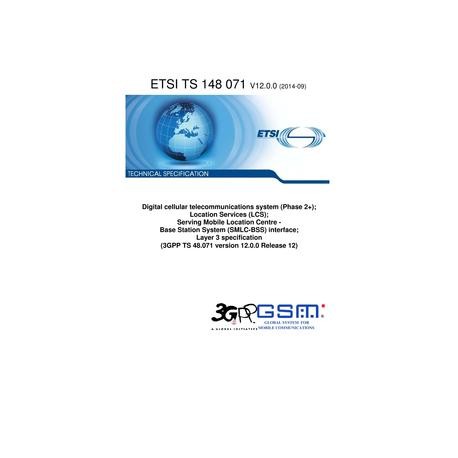 ETSI TS 148 071