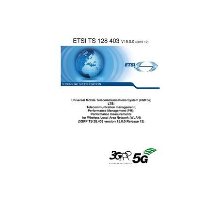 ETSI TS 128 403