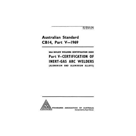 AS CB14.5-1969 [ Superseded ]