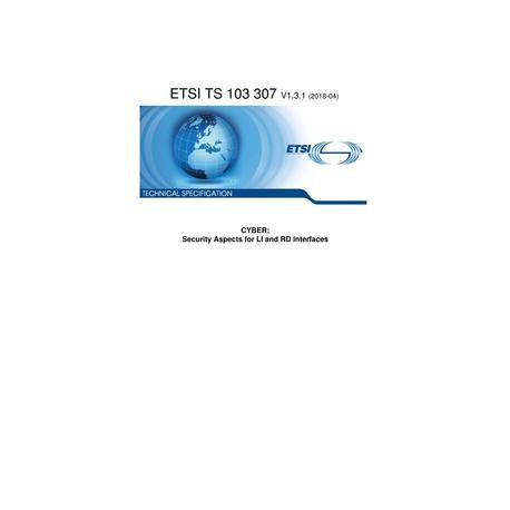 ETSI TS 103 307