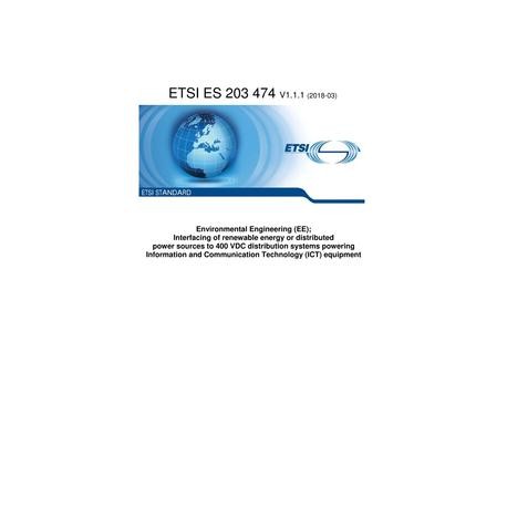 ETSI ES 203 474