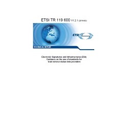ETSI TR 119 600