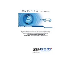 ETSI TS 151 010-1