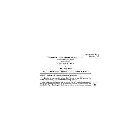 AS CA18-1964 AMD 1 [ Superseded ]
