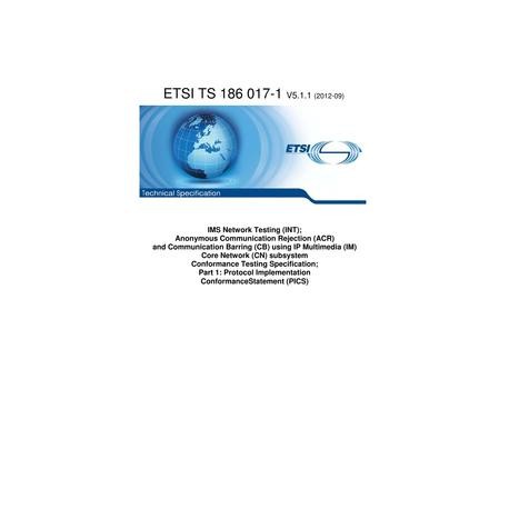 ETSI TS 186 017-1