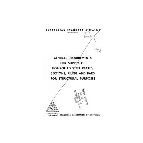 AS A147-1965 [ Superseded ]