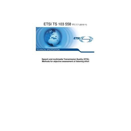 ETSI TS 103 558
