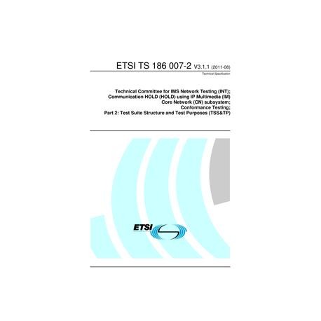 ETSI TS 186 007-2