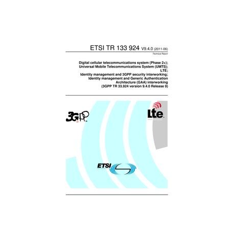 ETSI TR 133 924