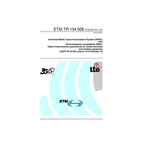 ETSI TR 134 926