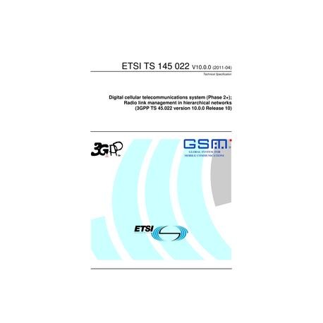 ETSI TS 145 022