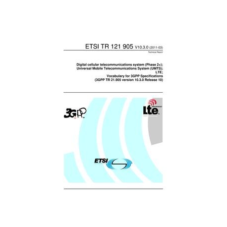 ETSI TR 121 905