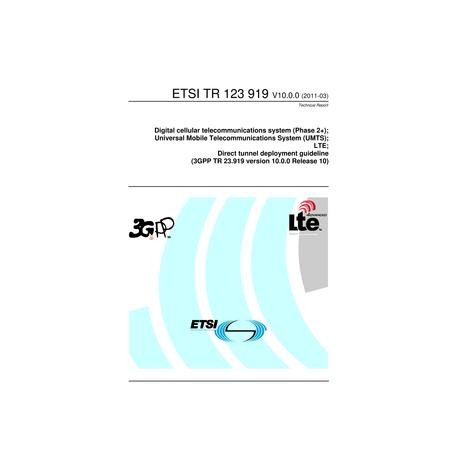 ETSI TR 123 919