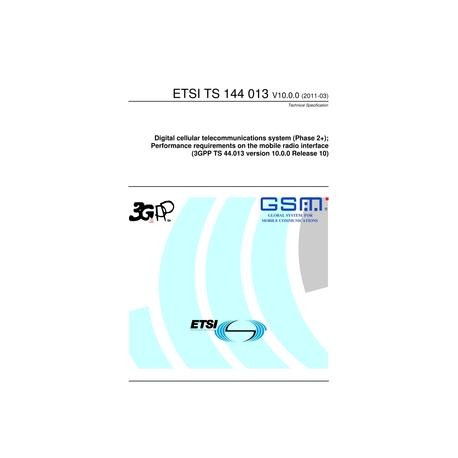 ETSI TS 144 013