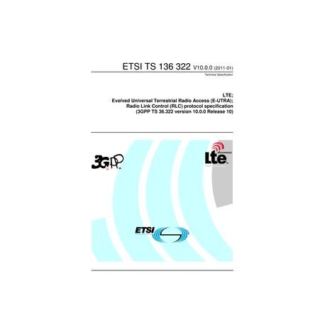 ETSI TS 136 322