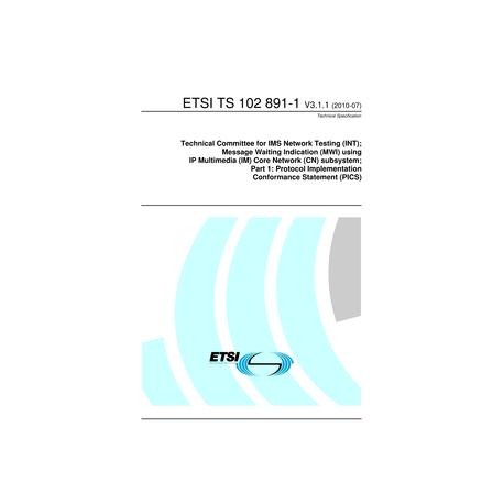 ETSI TS 102 891-1