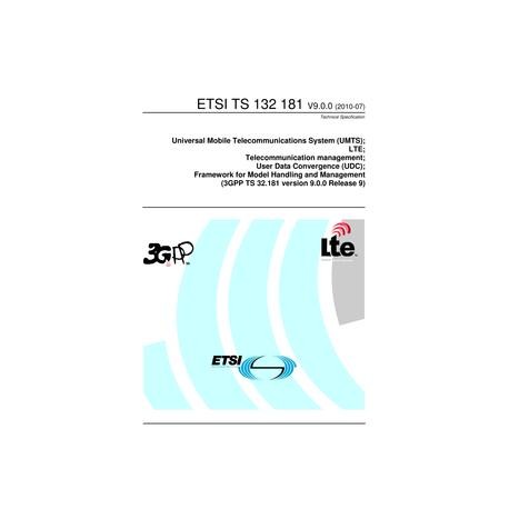 ETSI TS 132 181