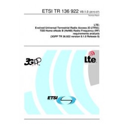 ETSI TR 136 922