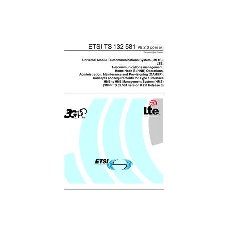 ETSI TS 132 581