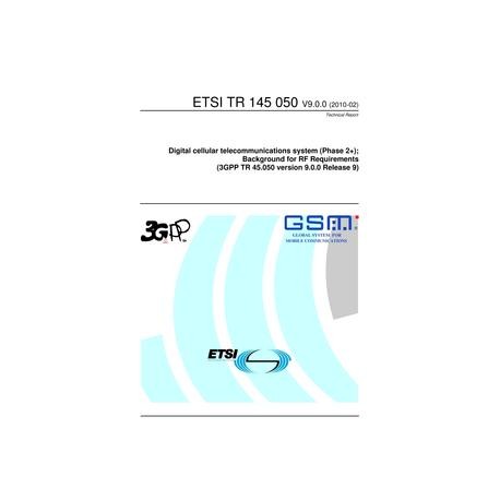 ETSI TR 145 050