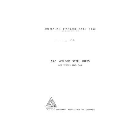AS A125-1963 [ Superseded ]